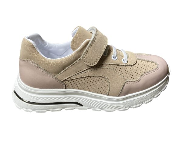 Unisex Çocuk Spor Ayakkabı - Bağcıklı & Cırtlı, Hakiki Deri - Ortopedik Rahat Günlük Kullanım