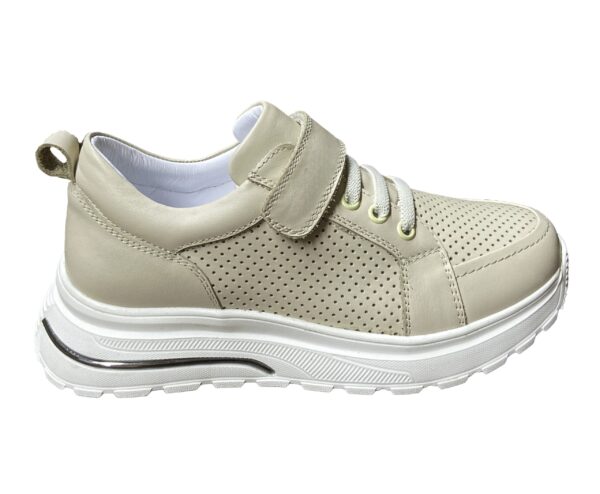 Unisex Çocuk Spor Ayakkabı - Bağcıklı & Cırtlı, Hakiki Deri - Ortopedik Rahat Günlük Kullanım