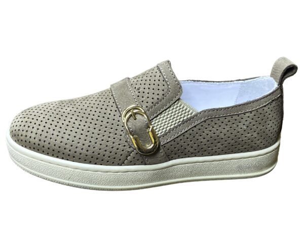 Unisex Çocuk Sneakers - Lastikli & Tokalı, Hakiki Deri - Ortopedik Rahat Günlük Kullanım