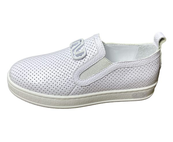 Unisex Çocuk Sneakers - Lastikli & Tokalı, Hakiki Deri - Ortopedik Rahat Günlük Kullanım