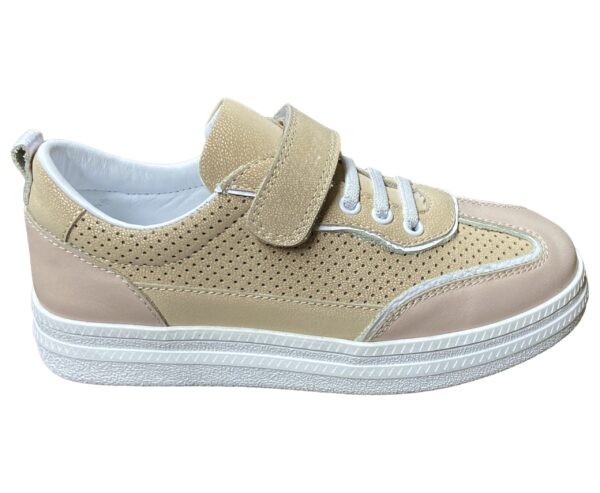 Unisex Çocuk Spor Ayakkabı - Bağcıklı & Cırtlı, Hakiki Deri - Ortopedik Rahat Günlük Kullanım