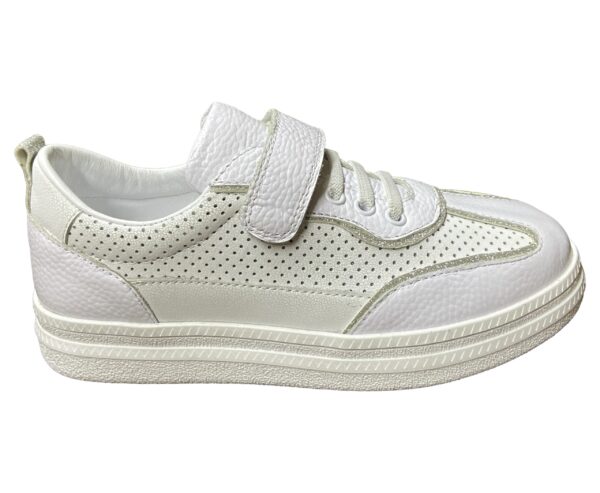 Unisex Çocuk Spor Ayakkabı - Bağcıklı & Cırtlı, Hakiki Deri - Ortopedik Rahat Günlük Kullanım