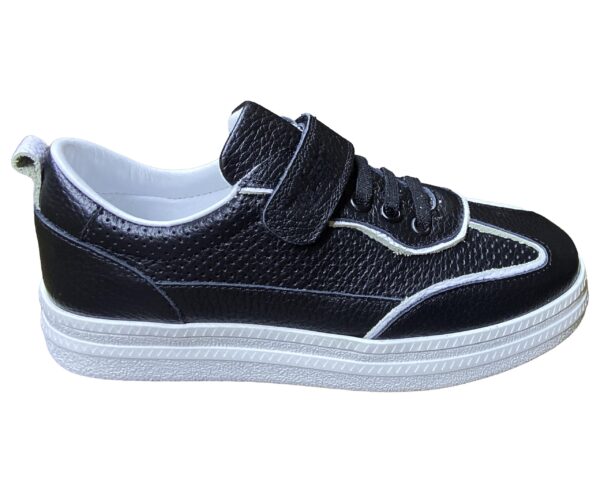 Unisex Çocuk Spor Ayakkabı - Bağcıklı & Cırtlı, Hakiki Deri - Ortopedik Rahat Günlük Kullanım